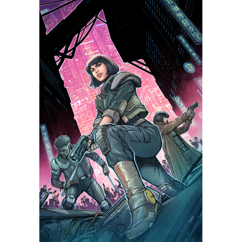 BLADE RUNNER TOKYO NEXUS DIE WITH HONOR 1 (OF 4) CVR E DYLAN TEAGUE VIRGIN CARDSTOCK VAR