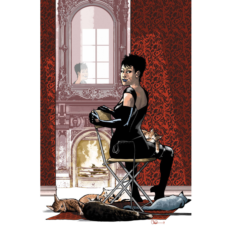 CATWOMAN 93 CVR C CHARLIE ADLARD CARD STOCK VAR