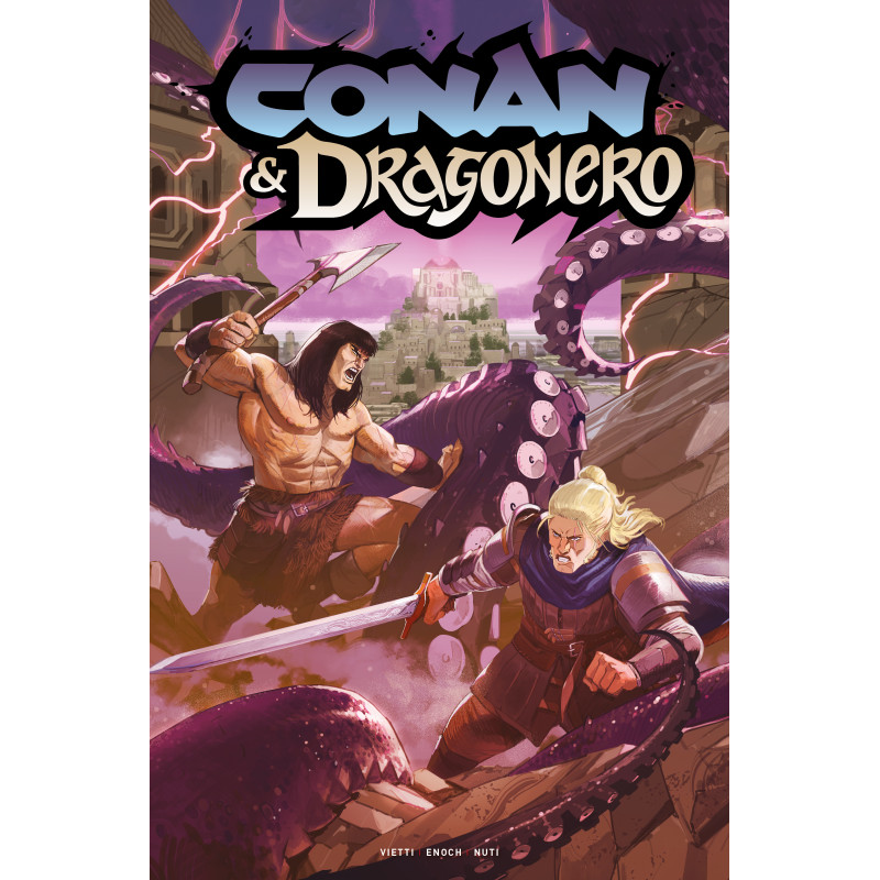 CONAN & DRAGONERO 7 (OF 7) CVR C LORENZO NUTI FOIL VAR (MR)
