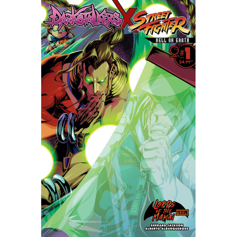 DARKSTALKERS X STREET FIGHTER HELL ON EARTH 1 (ONE SHOT) CVR B JEFFREY CRUZ VAR