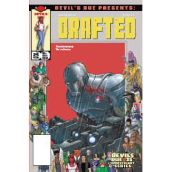DEVILS DUE PRESENTS DRAFTED 1 (ONE SHOT) CVR D CHRIS LIE JOSH BLAYLOCK 25TH ANNIVERSARY HOMAGE VAR