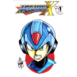 DF MEGAMAN X 1 BLANK VARIANT SIGNED AND REMARKED BY KEN HAESER Allocations may occur