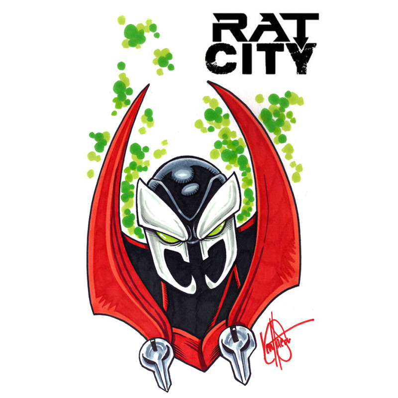 DF RAT CITY 1 BLANK VARIANT SIGNED BY ERICA SCHULTZ AND REMARKED BY KEN HAESER Allocations may occur