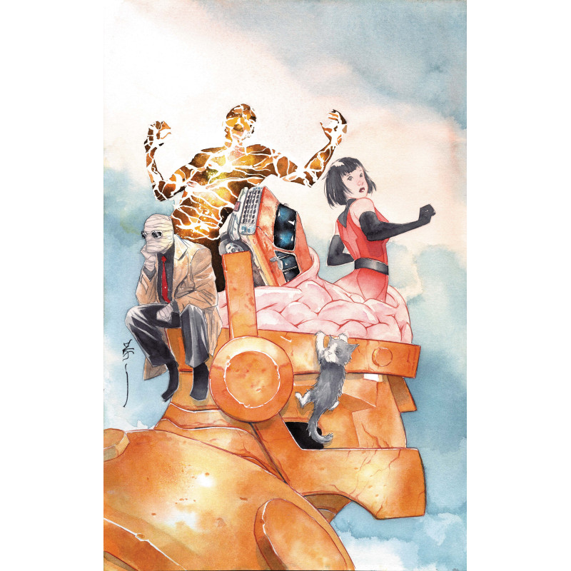 DOOM PATROL 3 CVR C DUSTIN NGUYEN CARD STOCK VAR