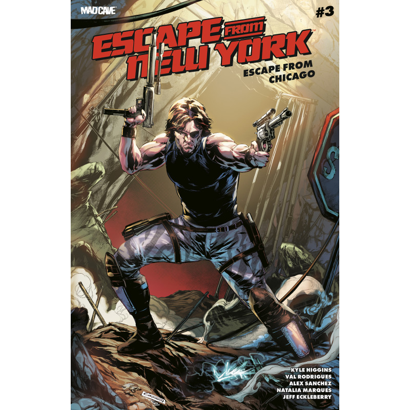 ESCAPE FROM NEW YORK ESCAPE FROM CHICAGO 3 CVR B CAANAN WHITE VAR