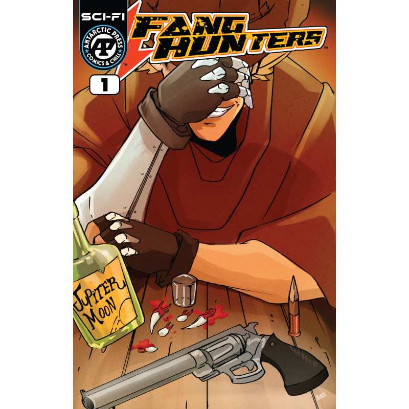 FANG HUNTERS 1 CVR B TERRENCE BURKS OVER THE TEETH VAR