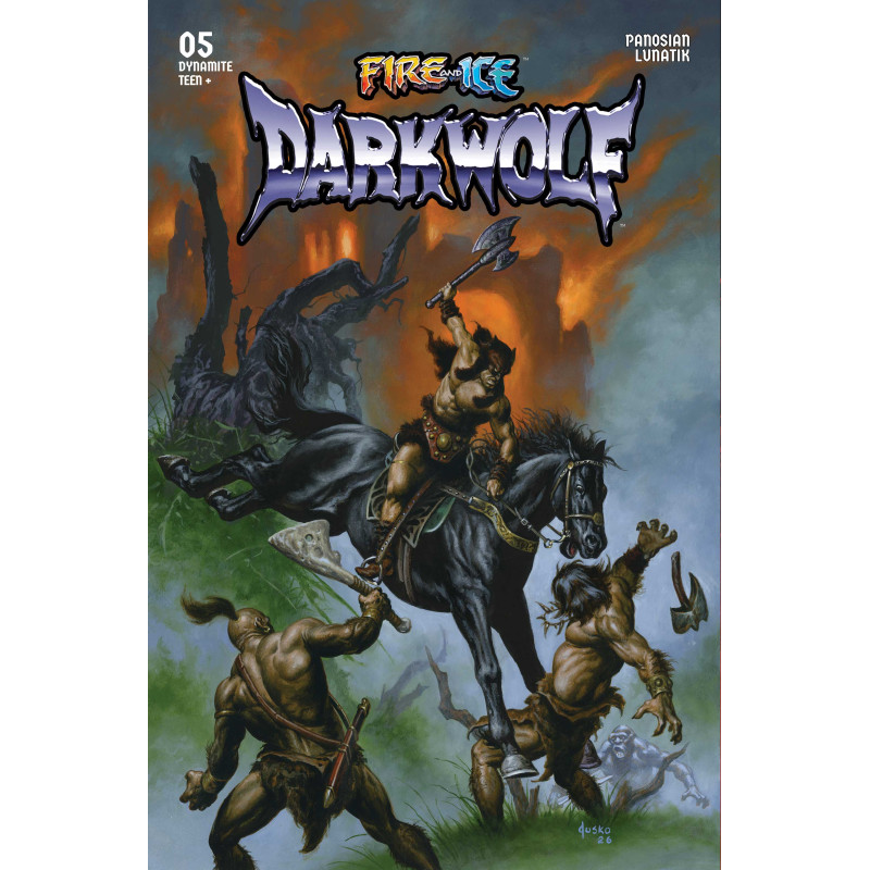 FIRE AND ICE DARKWOLF 5 CVR C JOE JUSKO VAR