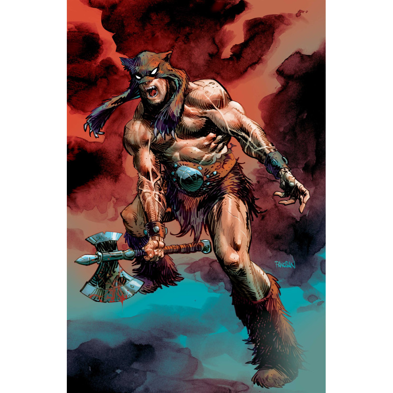 FIRE AND ICE DARKWOLF 5 CVR F DAN PANOSIAN METAL PREMIUM VAR