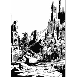 FIREBORN 6 CVR F EMMANUEL GERVASONI CARDSTOCK CONCERT B&W VAR