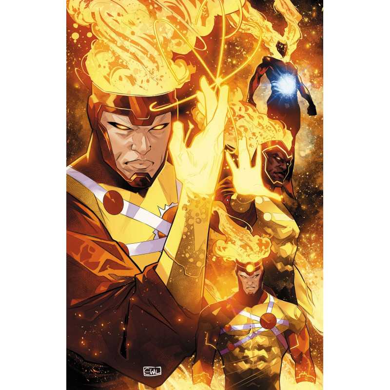FURY OF FIRESTORM 8 (OF 9) CVR B EDWIN GALMON CARD STOCK VAR