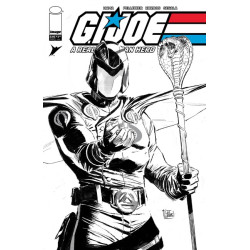 GI JOE A REAL AMERICAN HERO 334 CVR B LEE WEEKS B&W VAR
