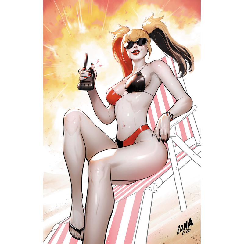 HARLEY QUINN 68 CVR B DAVID NAKAYAMA CARD STOCK VAR