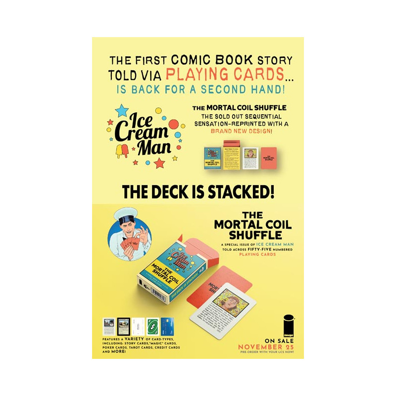 ICE CREAM MAN THE MORTAL COIL SHUFFLE CARD (NEW EDITION) (MR)