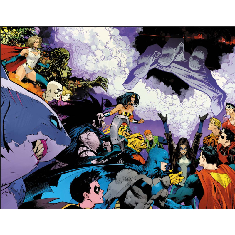 JUSTICE LEAGUE UNLIMITED 25 CVR A DAN MORA WRAPAROUND