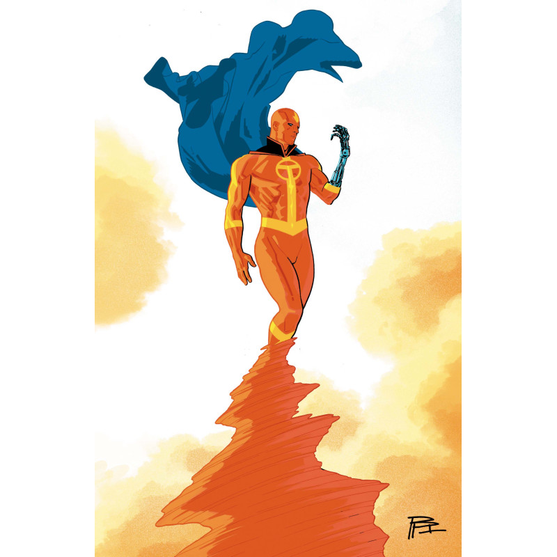 JUSTICE LEAGUE UNLIMITED 25 CVR C BRUNO REDONDO CARD STOCK VAR
