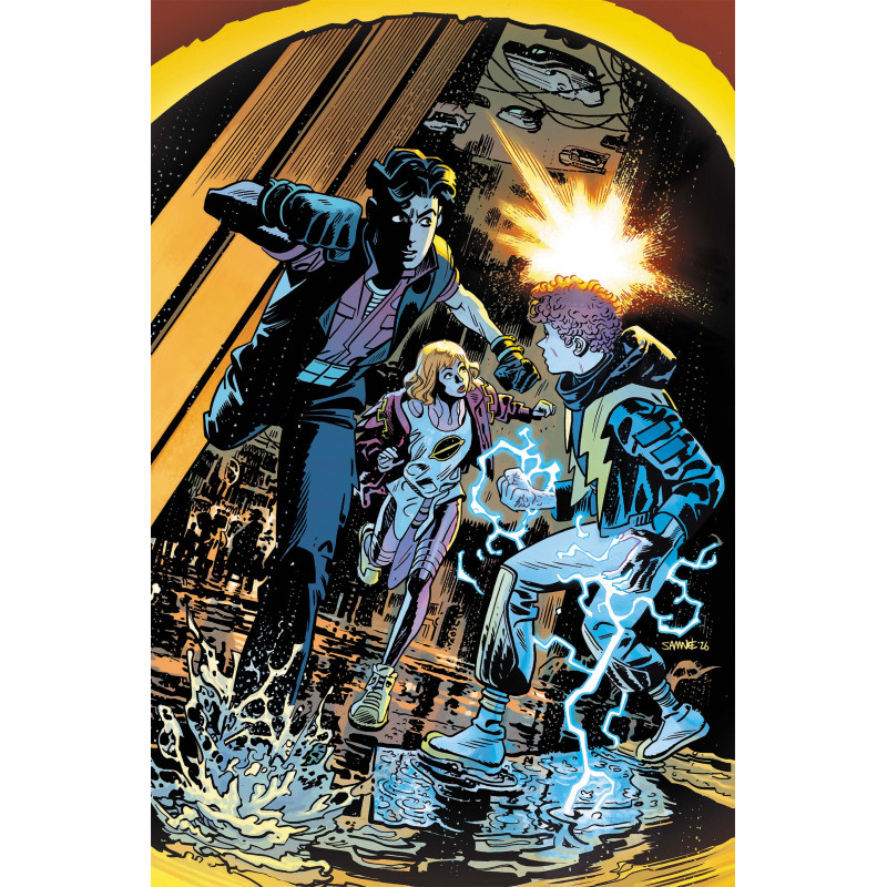 LEGION OF SUPER-HEROES 3 CVR B CHRIS SAMNEE CARD STOCK VAR