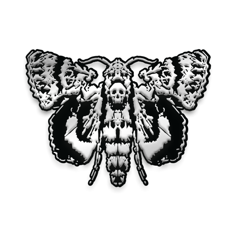 LIFE IS STRANGE DEATHS HEAD MOTH ENAMEL PIN BADGE