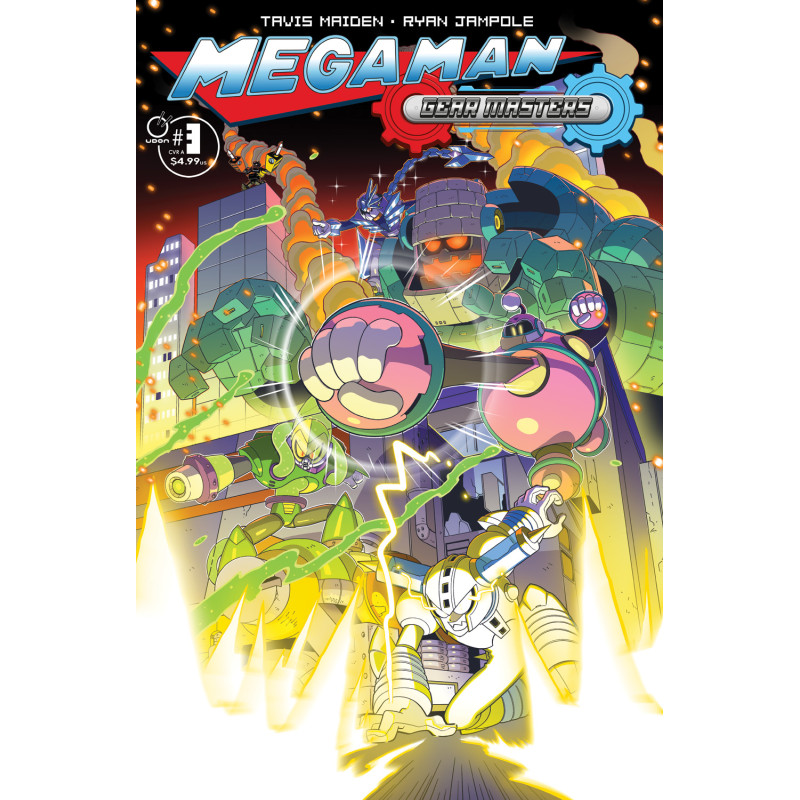 MEGA MAN GEAR MASTERS 3 (OF 5) CVR A RYAN JAMPOLE