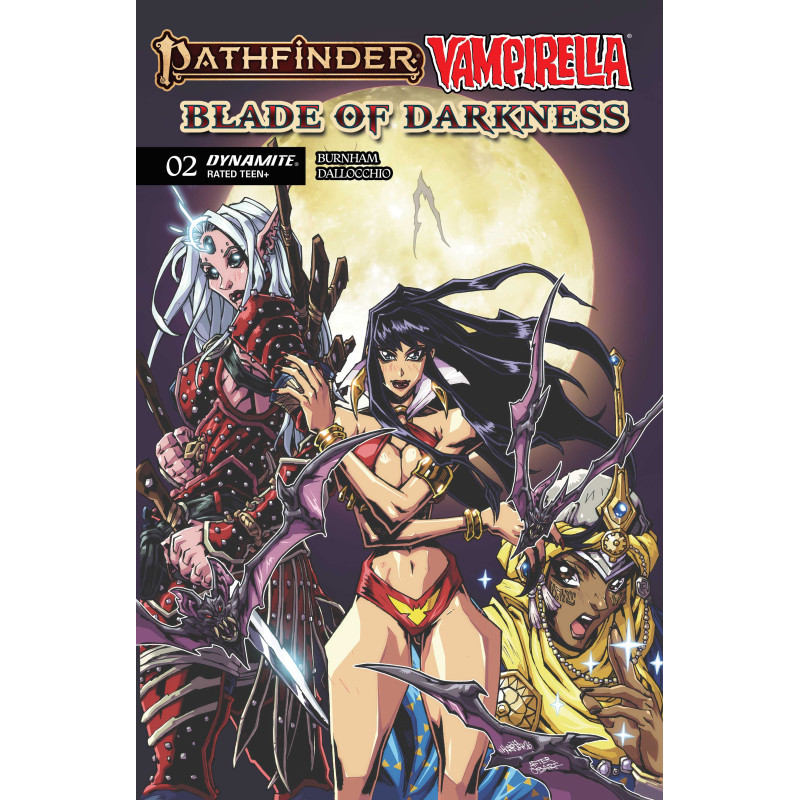 PATHFINDER VAMPIRELLA BLADE OF DARKNESS 2 CVR B ANDREW HUERTA VAR