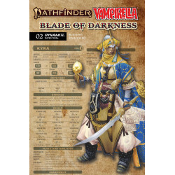 PATHFINDER VAMPIRELLA BLADE OF DARKNESS 2 CVR C WAYNE REYNOLDS CHARACTER SHEET VAR