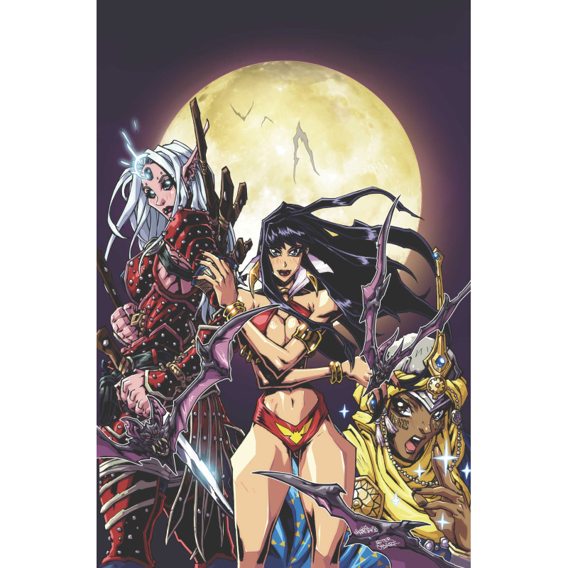 PATHFINDER VAMPIRELLA BLADE OF DARKNESS 2 CVR D ANDREW HUERTA METAL PREMIUM VAR