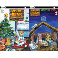 POOH BEAR ADVENTURES CHRISTMAS SPECIAL 1 (ONE SHOT) CVR D TESSA ROSE HOLOFOIL FLIP VAR