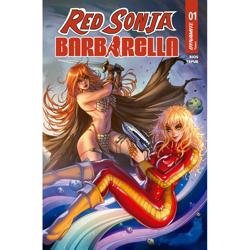 RED SONJA BARBARELLA 1 CVR B COLLETTE TURNER VAR