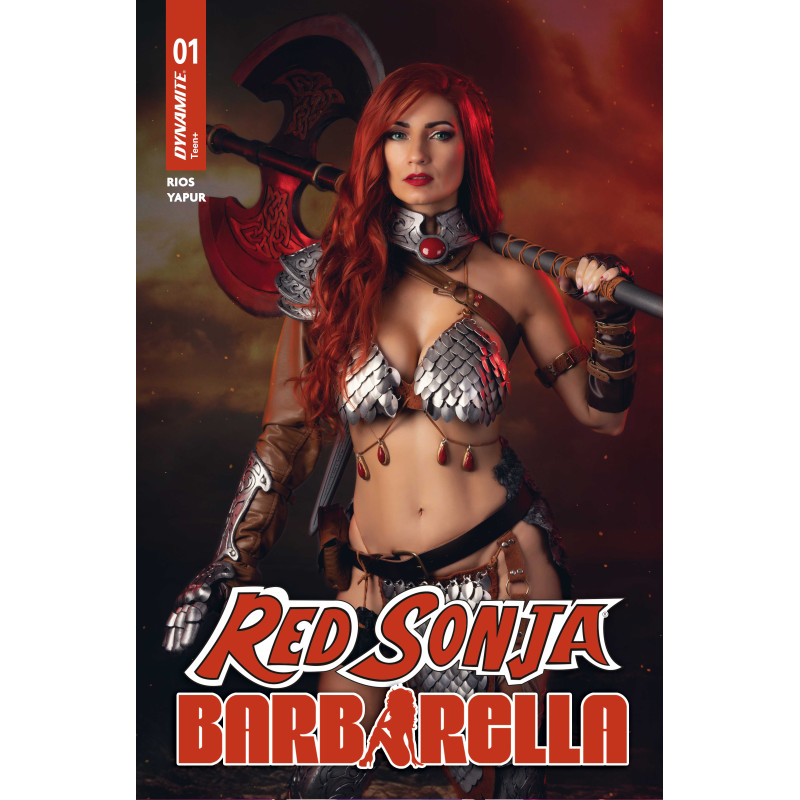 RED SONJA BARBARELLA 1 CVR D COSPLAY IVY RED SONJA VAR