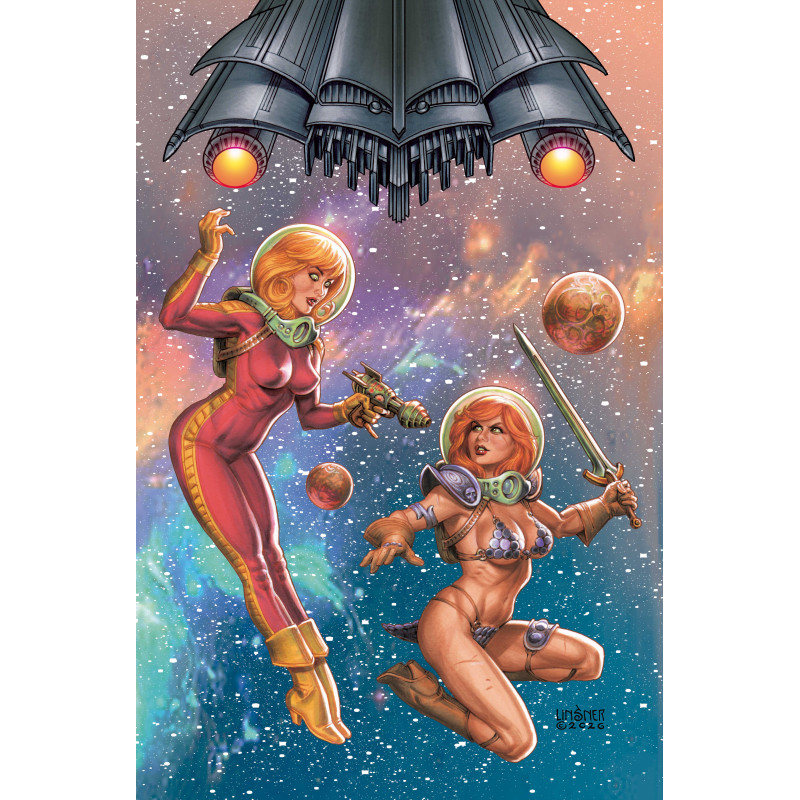 RED SONJA BARBARELLA 1 CVR J JOSEPH MICHAEL LINSNER LTD VIRGIN VAR