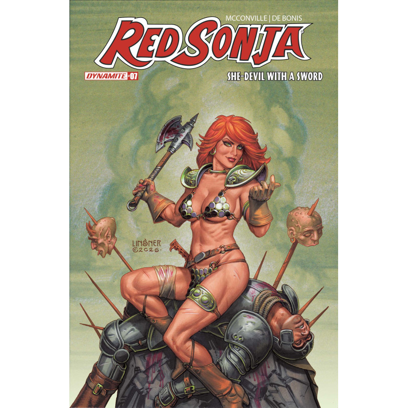 RED SONJA SHE DEVIL WITH A SWORD 7 CVR C JOSEPH MICHAEL LINSNER VAR