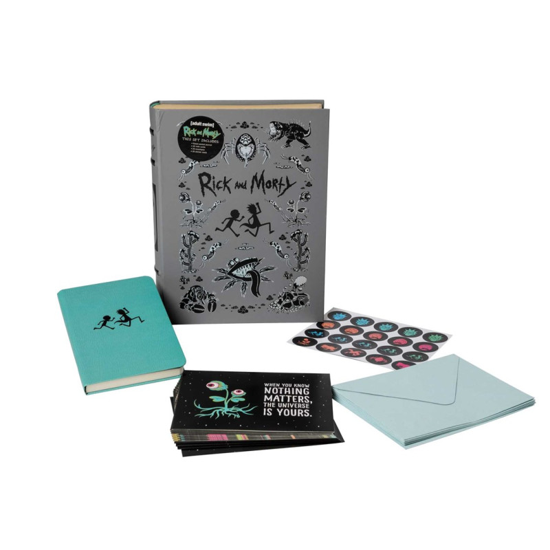 RICK AND MORTY DELUXE NOTE CARD SET (WITH KEEPSAKE BOX)