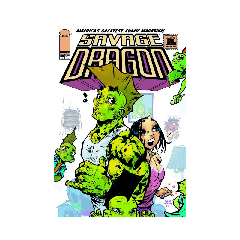 SAVAGE DRAGON 284 CVR C ADAM ARCHER VAR (MR)