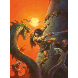 SAVAGE SWORD OF CONAN 17 CVR C ALEX HORLEY VIRGIN CARDSTOCK VAR (MR)