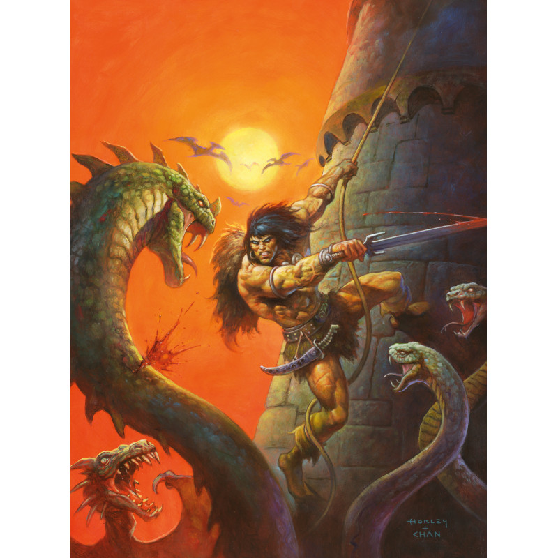 SAVAGE SWORD OF CONAN 17 CVR C ALEX HORLEY VIRGIN CARDSTOCK VAR (MR)