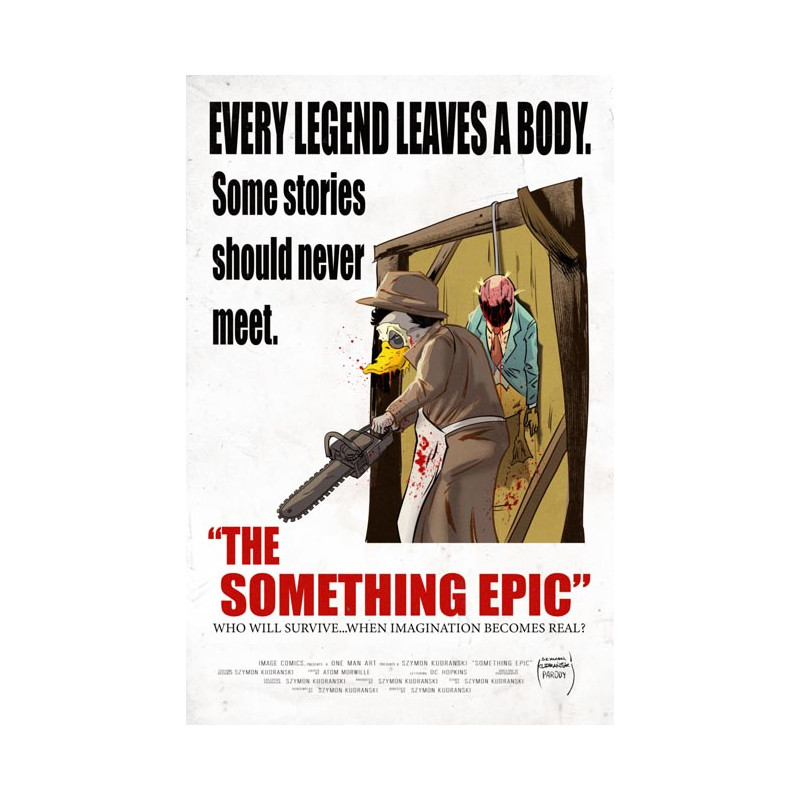SOMETHING EPIC 17 CVR B SZYMON KUDRANSKI TEXAS CHAINSAW MASSACRE HOMAGE VAR