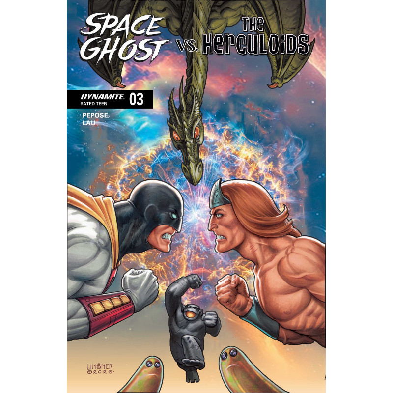 SPACE GHOST VS THE HERCULOIDS 3 CVR C JOSEPH MICHAEL LINSNER VAR