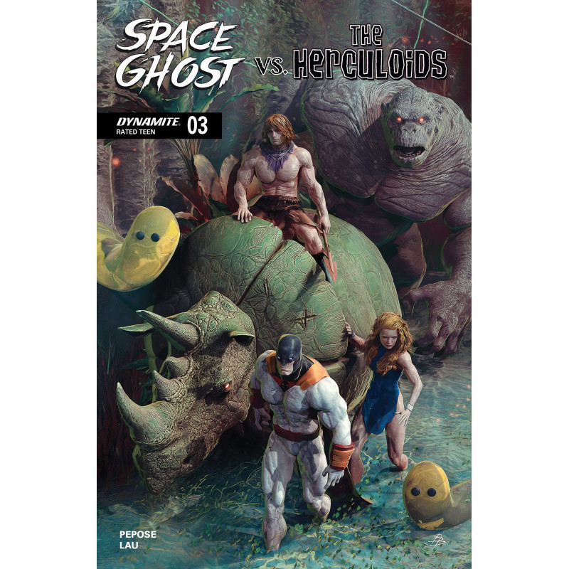 SPACE GHOST VS THE HERCULOIDS 3 CVR D BJORN BARENDS VAR