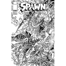 SPAWN 381 CVR B HARVEY TOLIBAO B&W VAR