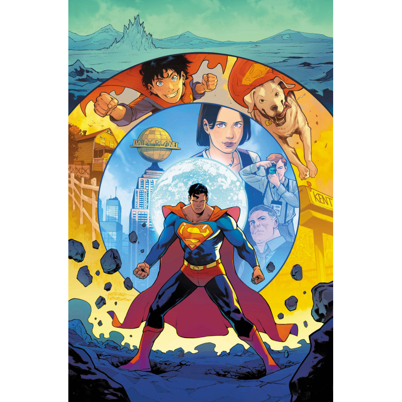 SUPERMAN 44 CVR F RAFAEL PEREZ CARD STOCK VAR