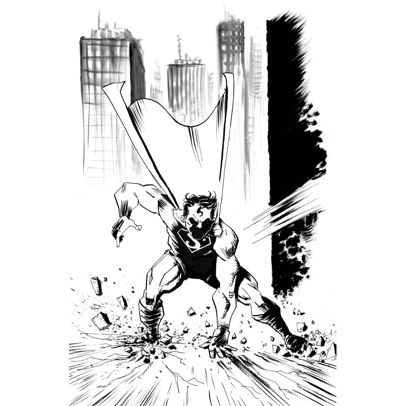 SUPERMAN THE STRANGER 3 (OF 6) CVR C JEFF LEMIRE CARD STOCK VAR (MR)