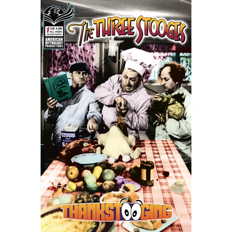 THREE STOOGES THANKSTOOGING 1 (ONE SHOT) CVR C COLOR PHOTO VAR