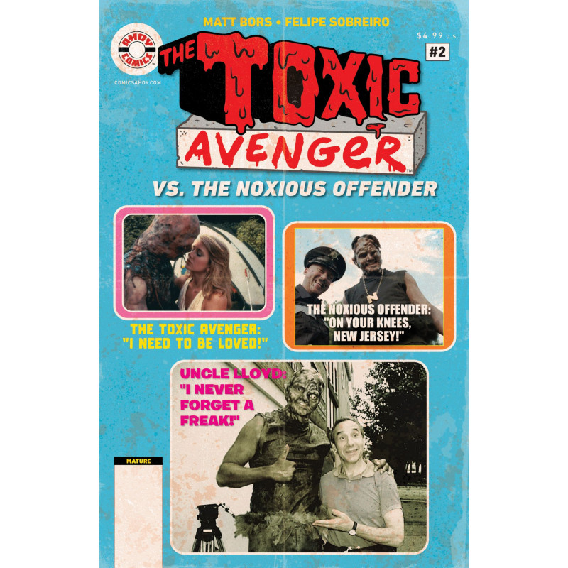TOXIC AVENGER VS THE NOXIOUS OFFENDER 2 (OF 5) CVR C 5 COPY TROMA PHOTO UNLOCK VAR (MR)