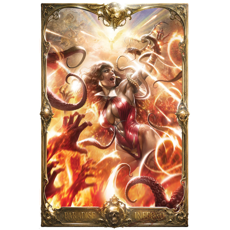 VAMPIRELLA PARADISE 1 CVR F FRANCESCO MATTINA FOIL VIRGIN VAR