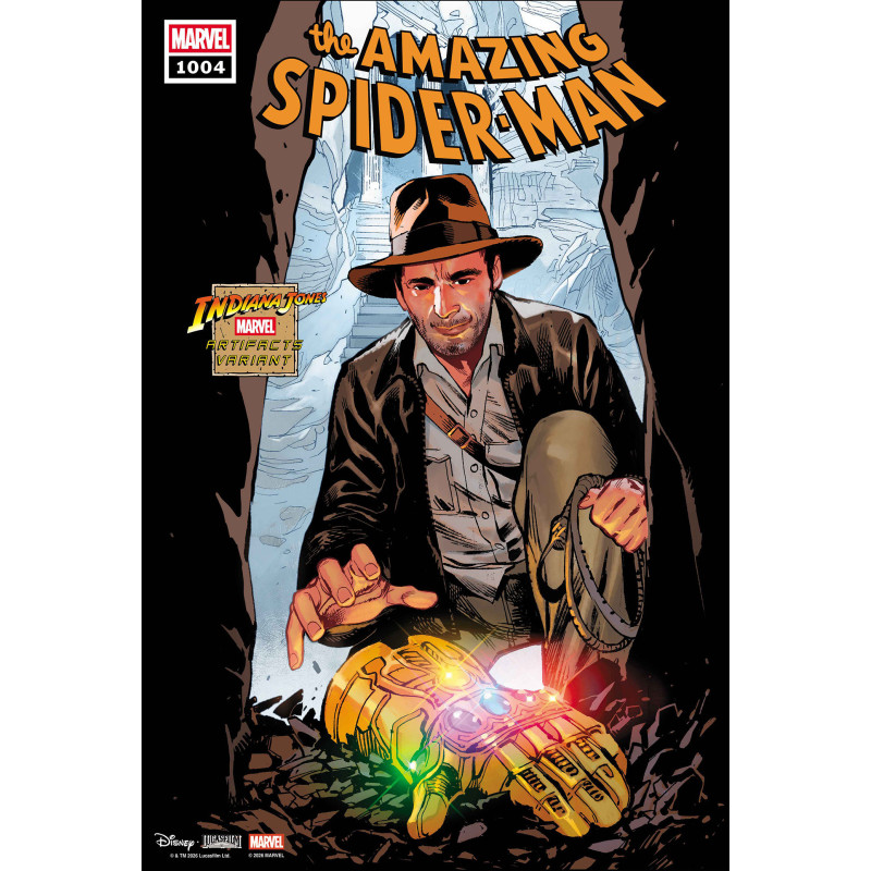 AMAZING SPIDER-MAN 1004 SARA PICHELLI INDIANA JONES MARVEL ARTIFACT VARIANT