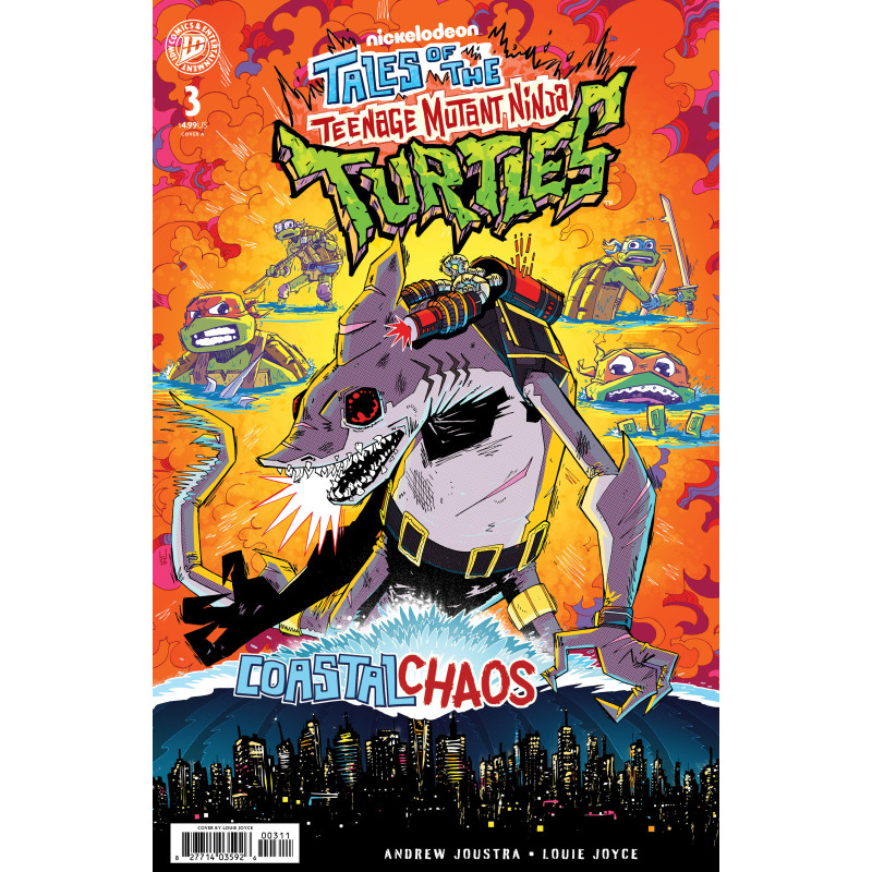 TALES OF THE TEENAGE MUTANT NINJA TURTLES: COASTAL CHAOS 3 COVER A (JOYCE)