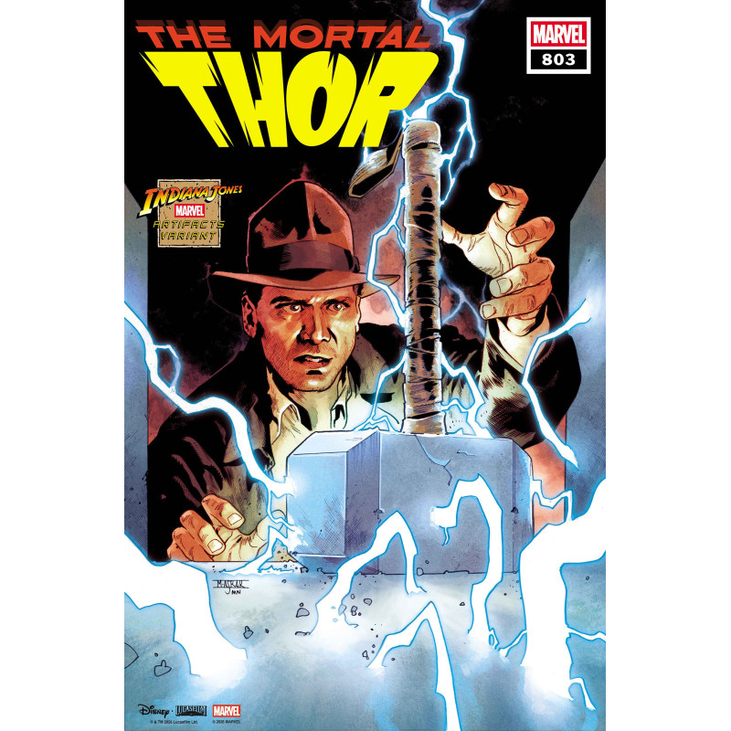 THOR 803 MAHMUD ASRAR INDIANA JONES MARVEL ARTIFACT VARIANT
