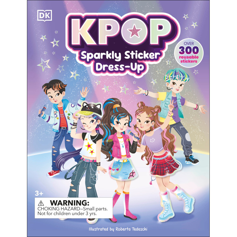 K-POP SPARKLY STICKER DRESS-UP