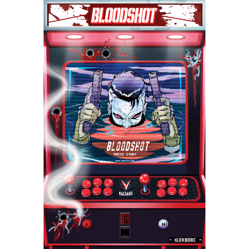 VALIANT BEYOND: BLOODSHOT 8--TOY SOLDIERS 2 FINALE VARIANT B (GRIFFIN FULL ART ARCADE VARIANT)