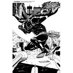 ZORRO'S LEGACY 4 VARIANT D (LOPRESTI B&W)