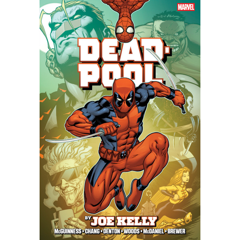 DEADPOOL BY JOE KELLY OMNIBUS ED MCGUINNESS MONTAGE COVER NEW PRINTING